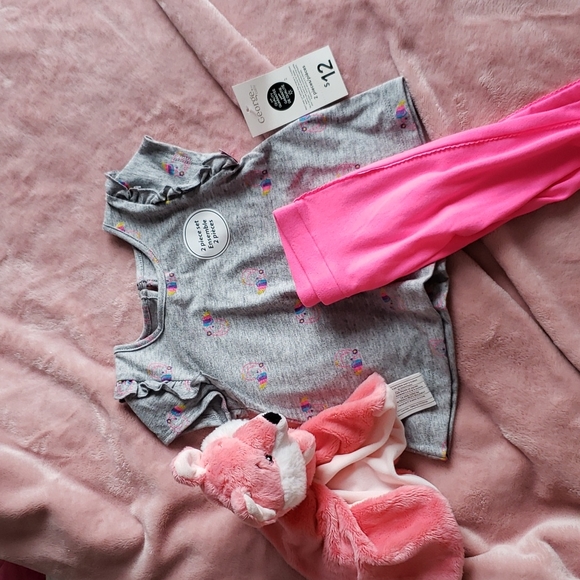 George Baby 2pc Set Neon pink, 3-6m - Picture 1 of 4